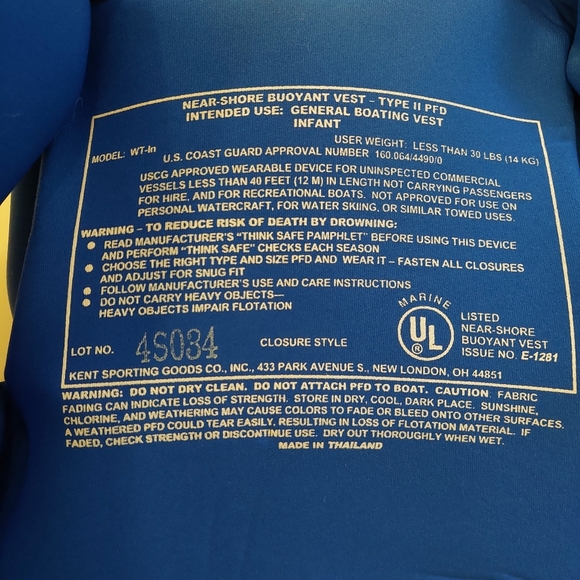 Ho Sports - Blue Life Jacket - Picture 7 of 16